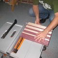 7 Cutting the second set of strips from the block